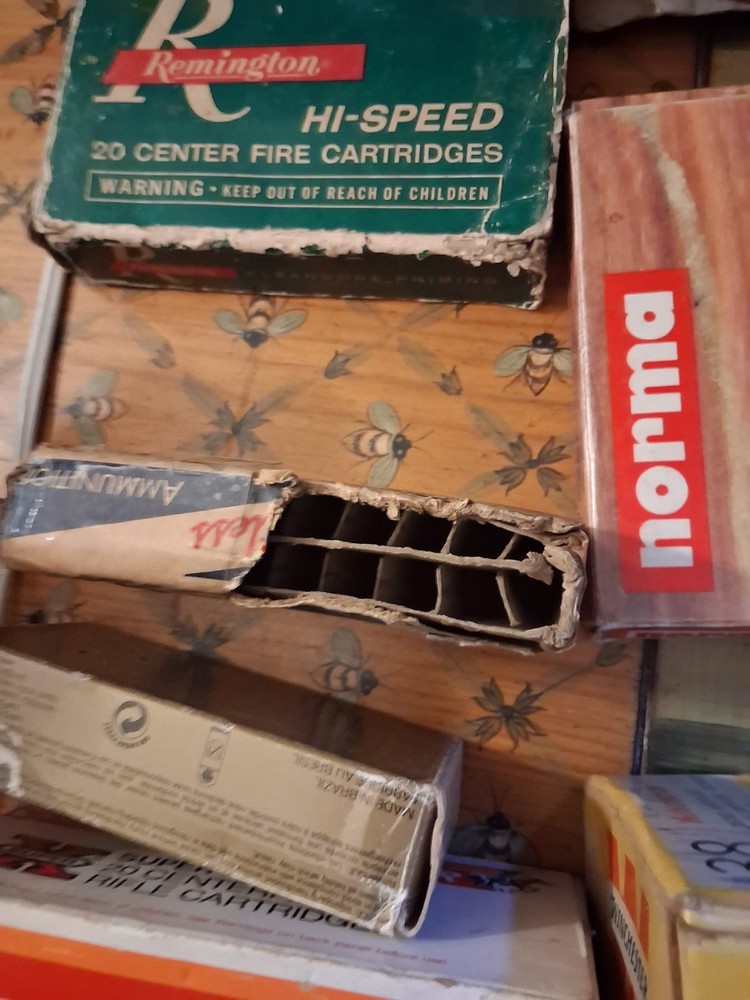 Vintage Empty Ammo Boxes