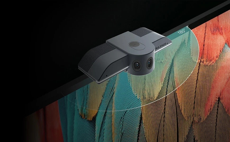 4K Panoramic Webcam Microphone USB-C MAXHUB MHUCM30