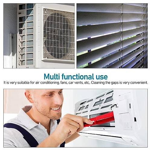 4 Pack Blinds Duster, Window Blind Cleaner Duster Brush with Microfiber