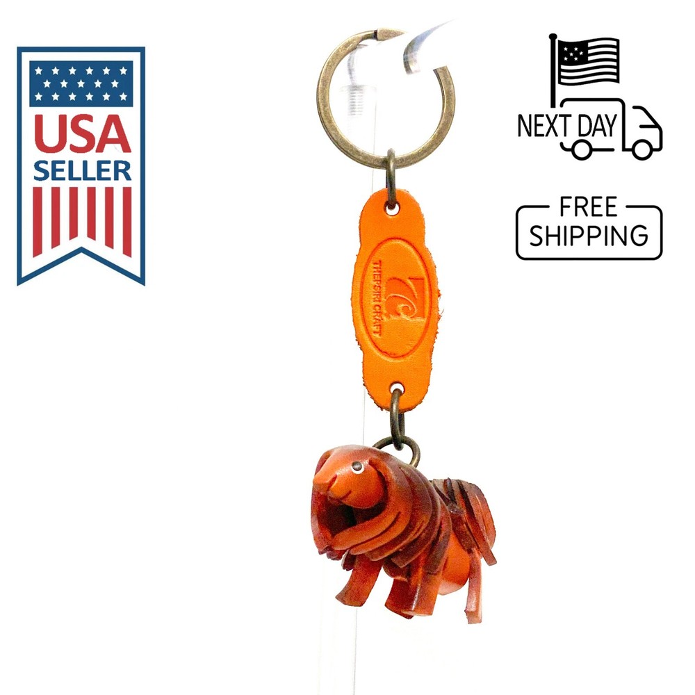 SHIH TZU Handmade Leather Keyring