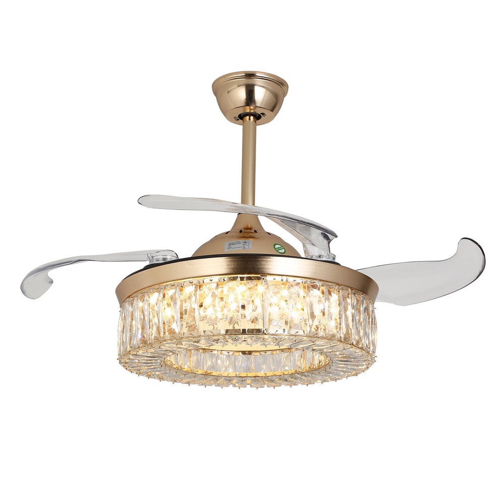 LED Ceiling Fan Ceiling Fan with Remote, Adjustable LED Ceiling Light Fan NEW��