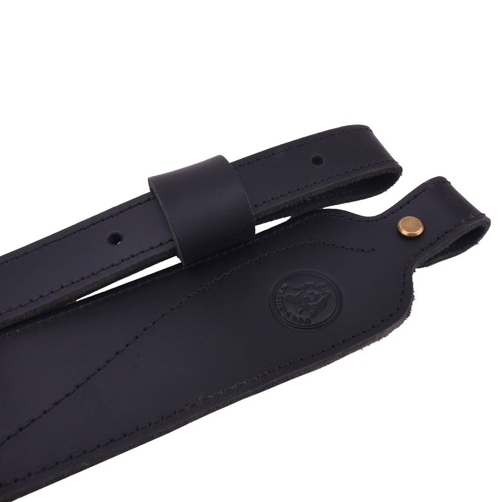 2 Points Leather Rifle Sling / 2 Points Gun Strap Vintage Look Shooting