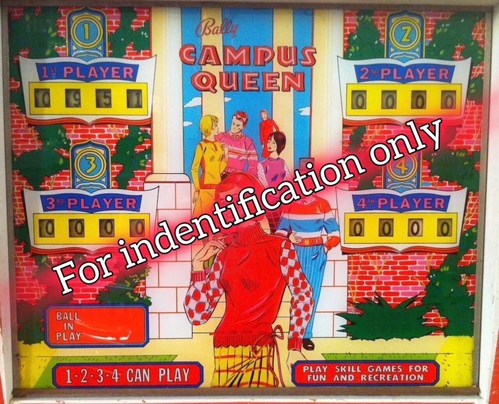 1966 Bally Campus Queen Pinball Machine Rubber Ring Kit