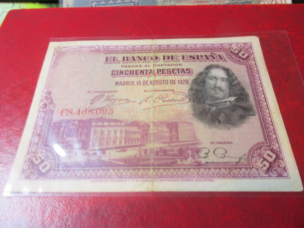 Spain - 1928 50 Pesetas Note