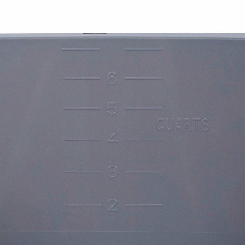 McKesson Wash Basin 8 Quart Polypropylene Graphite 50 per Case 56-80342
