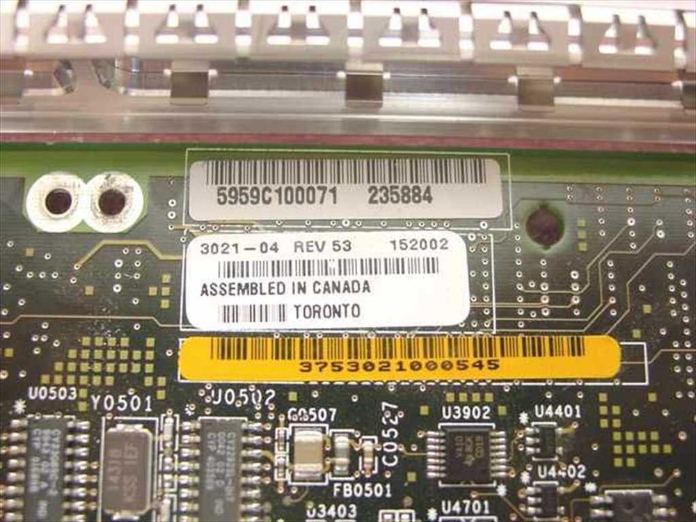 Sun CP2060-500 Netra CP2060 cPCI System Controller Board from Enclosure