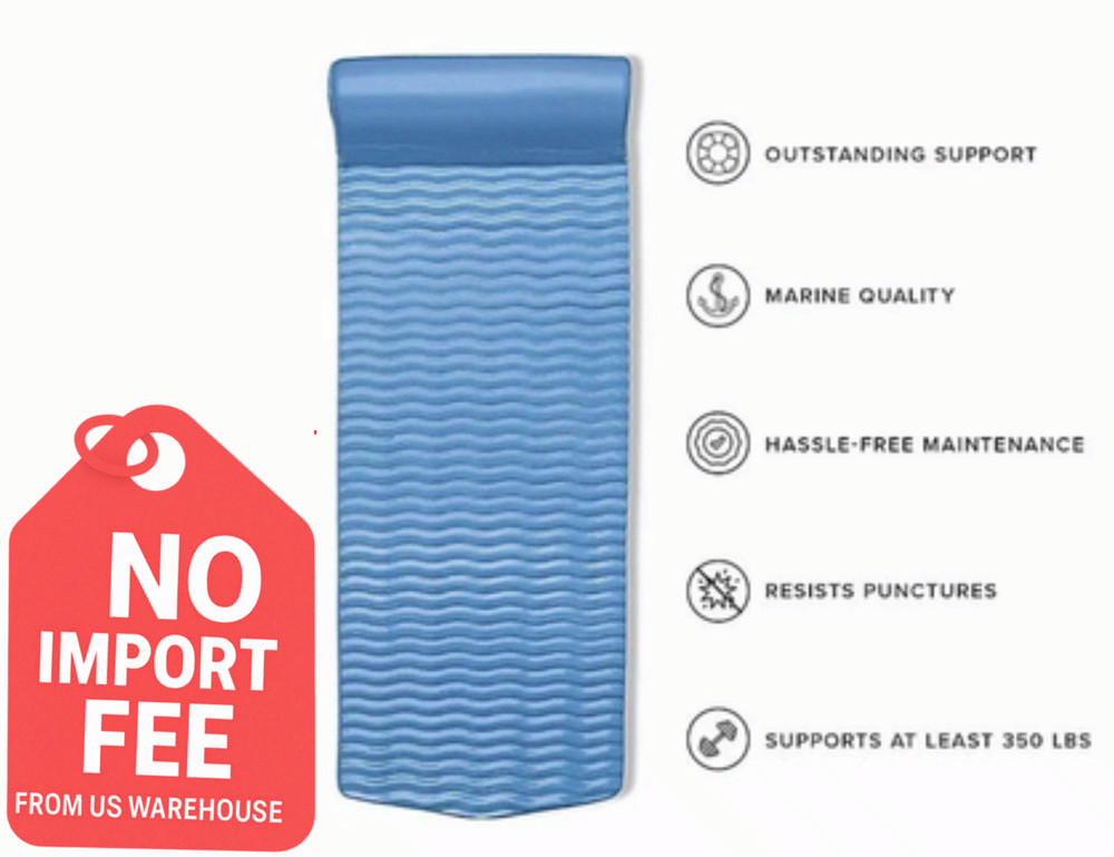 Frontgɑte Resort Collection Pool Float Air Blue 2" Thick Closed-Cell Foam
