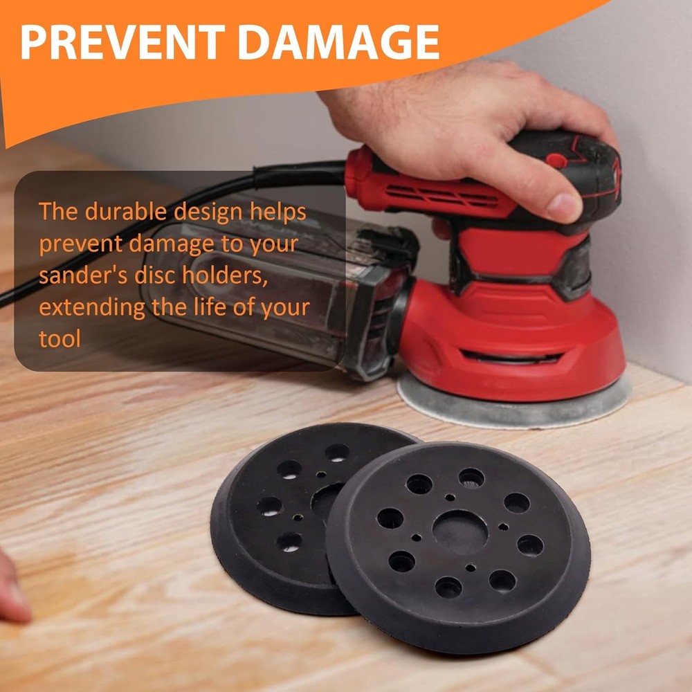5-Inch Sander Replacement Pad, Universal Hook and Loop Orbital Sander Backing Pa