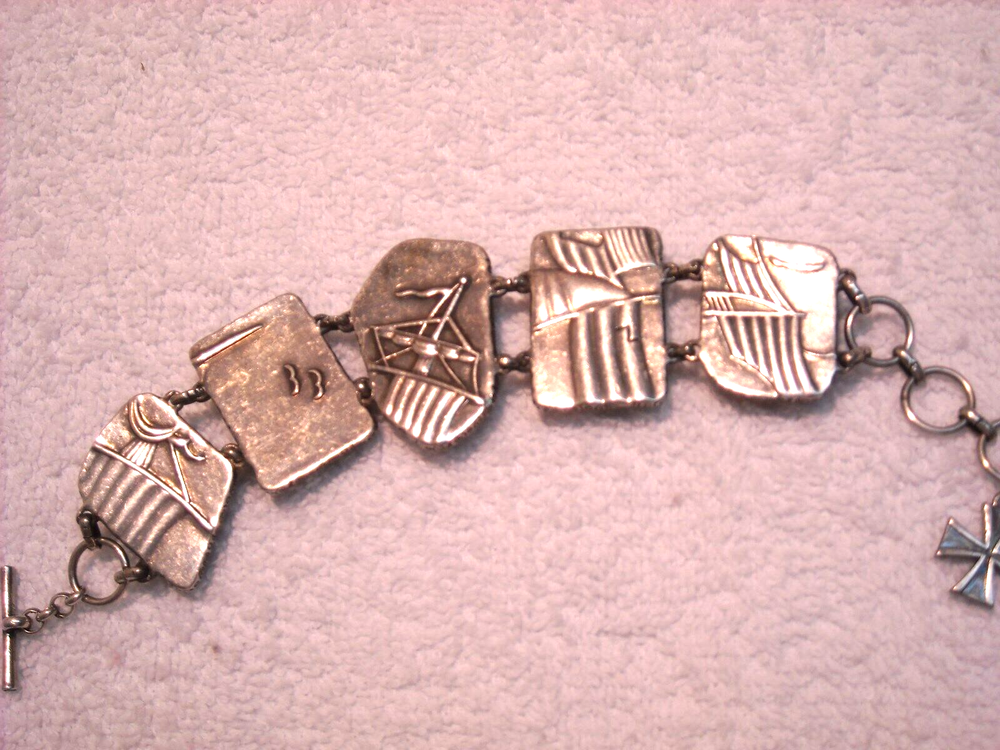 LUCKY BRAND SILVER "DAGGER" BRACELET
