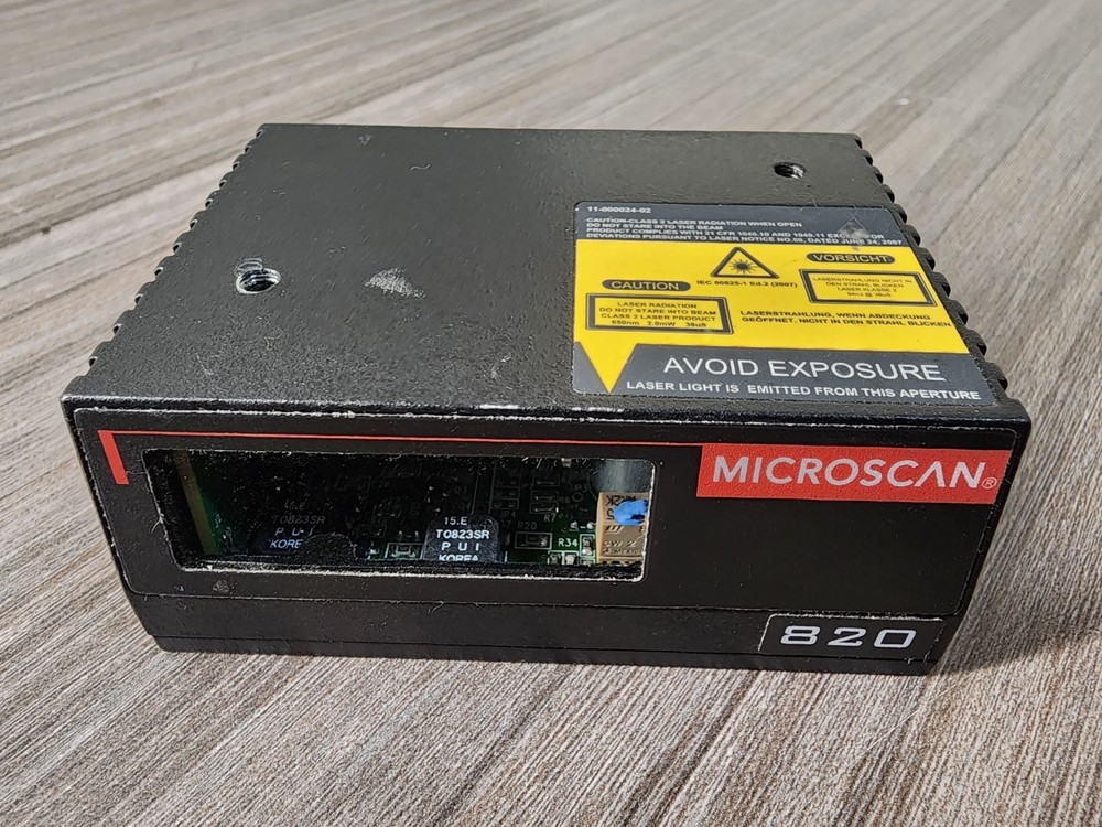 MICROSCAN MS-820 USED INDUSTRIAL BARCODE SCANNER