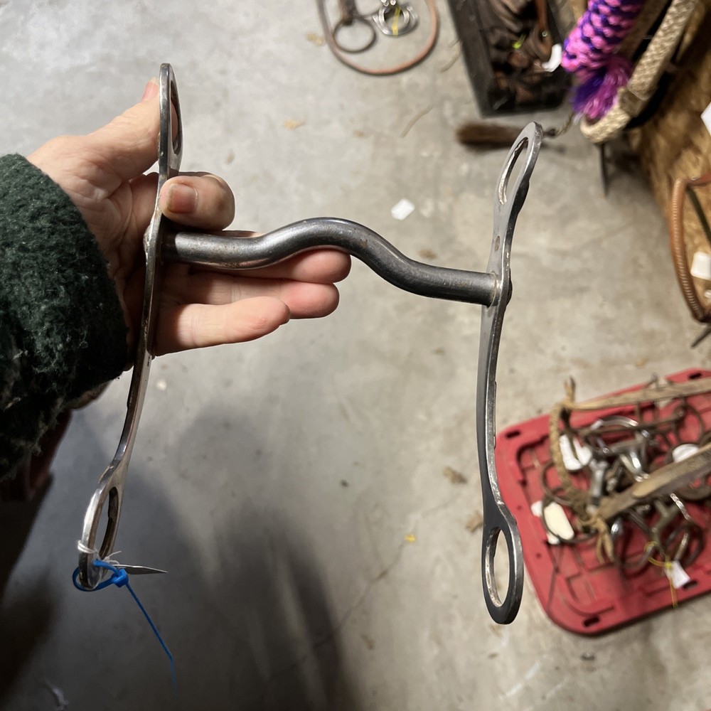 Crockett Renalde Curb Bit With Mounted Copper