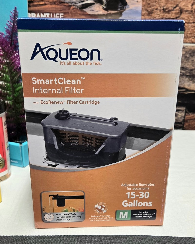 Aqueon QuietFlow® Internal Filter with SmartClean™ Technology Medium 15-30 Gal