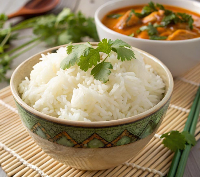 Authentic Thai Hom Mali White Jasmine Rice - Microwaveable Dinner Side Dish