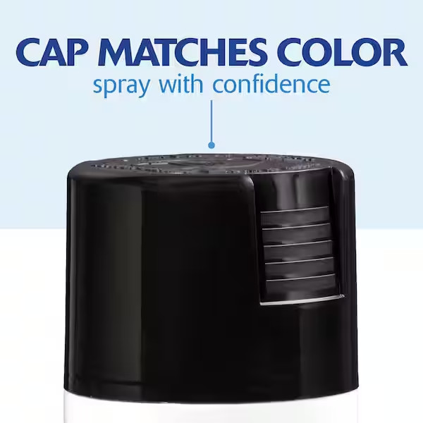 12 Oz. Semi-Gloss Black General Purpose Spray Paint (6-Pack)