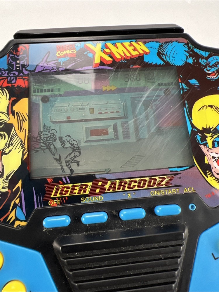 X-Men Handheld Tiger Barcodzz 1994 Marvel Working