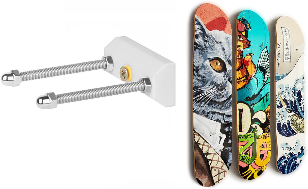 Skateboard Deck Display Wall Mount,Skate Deck Display Wall Mount for Skatebord D