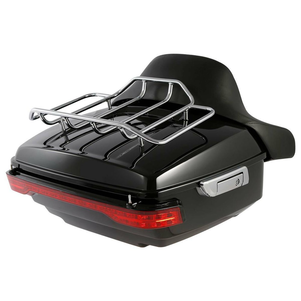 King Trunk Backrest Rack Speakers Light Fits For Harley Touring 2014+