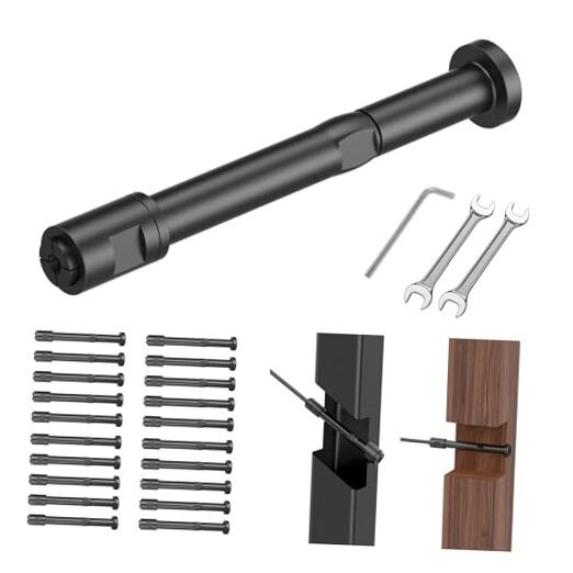 20Pack 1/8" Swageless Cable Railing Tensioners, Black Cable Railing Kits for