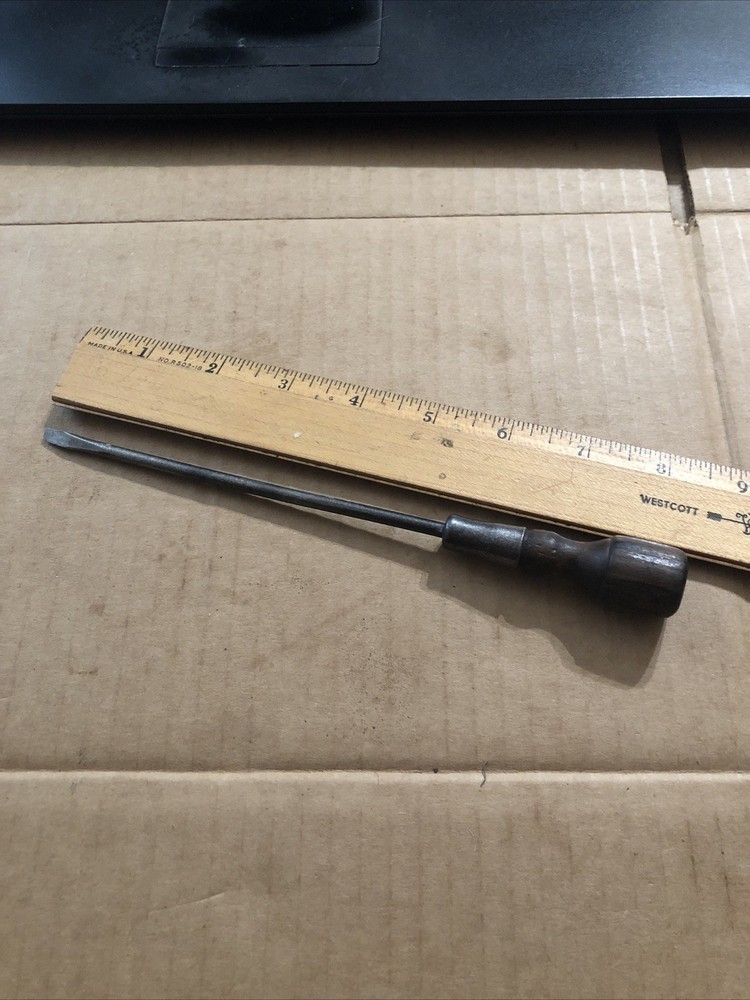 Small Screwdriver With Wood Handle