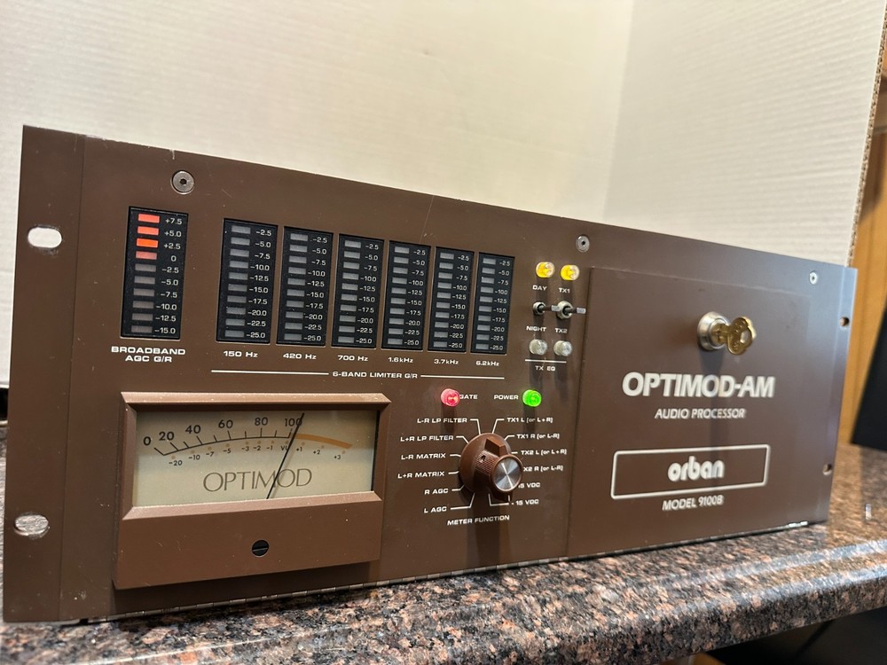 Orban Optimod-AM 9100B Audio Processor 9100B1/U10