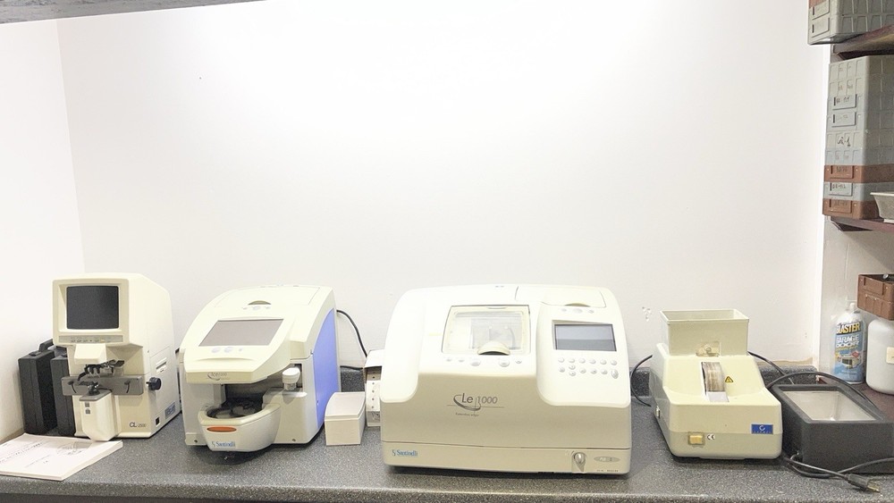 Complete LENS EDGER LAB equipment NIDEK -Santinelli