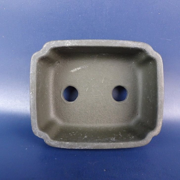 Japanese Bonsai Pot Signed Unglazed Rectangular Pot-BP201