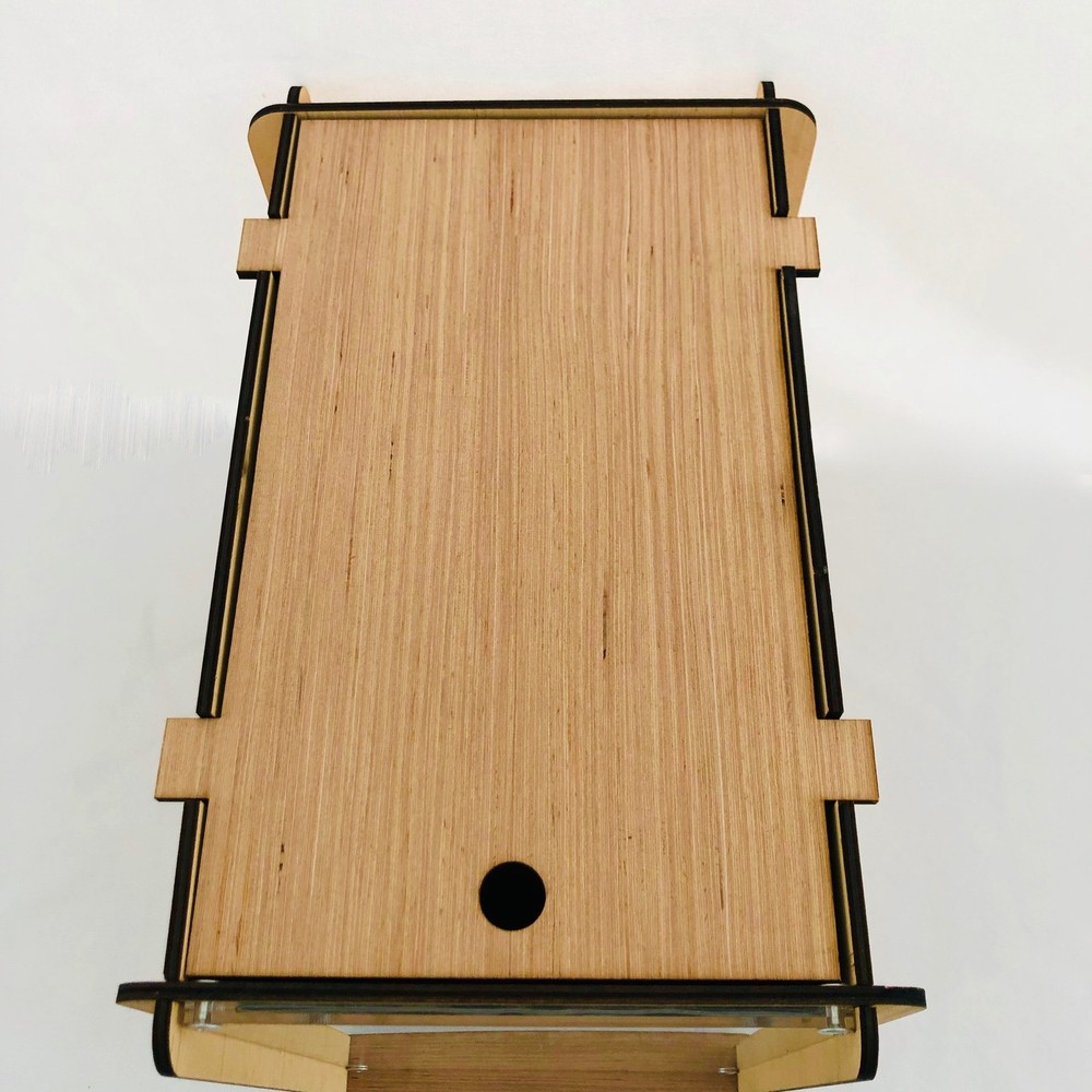 Eco-Friendly Wood Comic Book Short Box Storage & Display