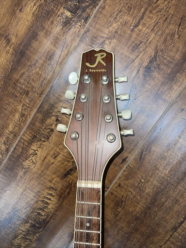 Vintage J. Reynolds A-style mandolin 8 Strings Without Case Missing 1 String