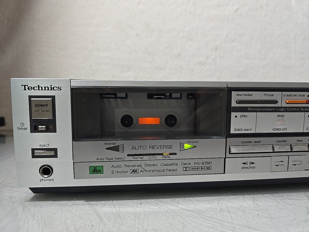 Technics RS-B78R Stereo Auto Reverse Cassette Deck RARE - Read Description