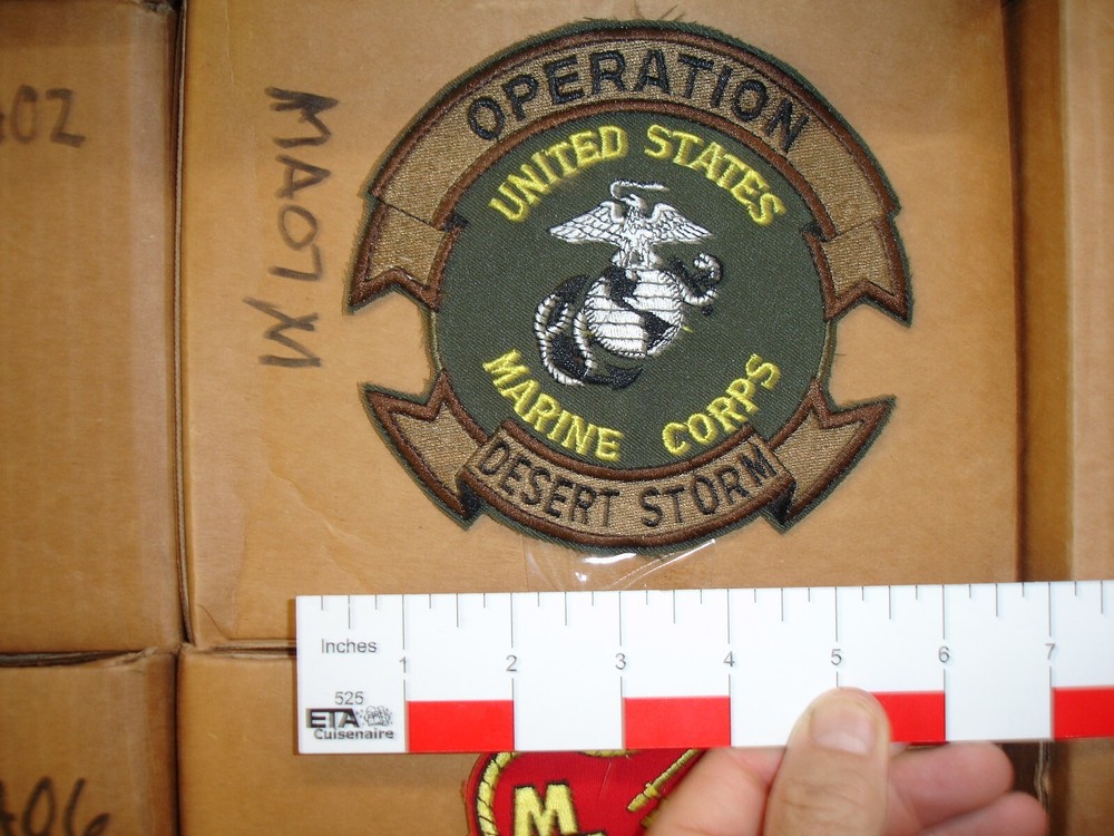 Marine Corps Deset Storm Patch large