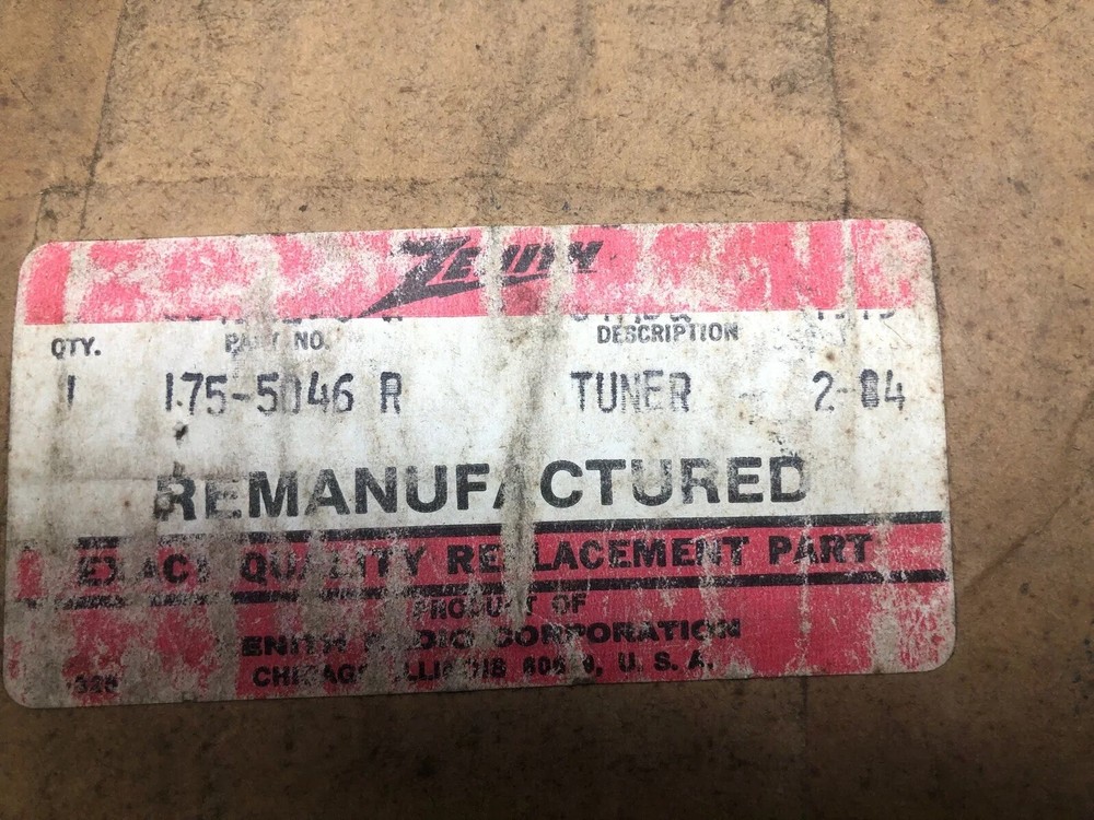 Reman Zenith 175-5046 R Tuner