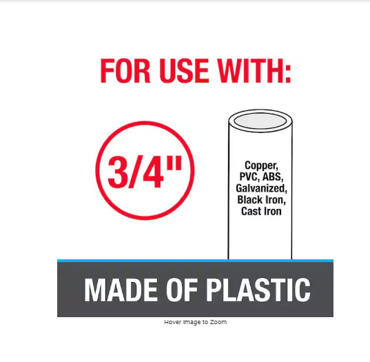 3/4 in. x 25 ft. Plastic Pipe Hanger Strap