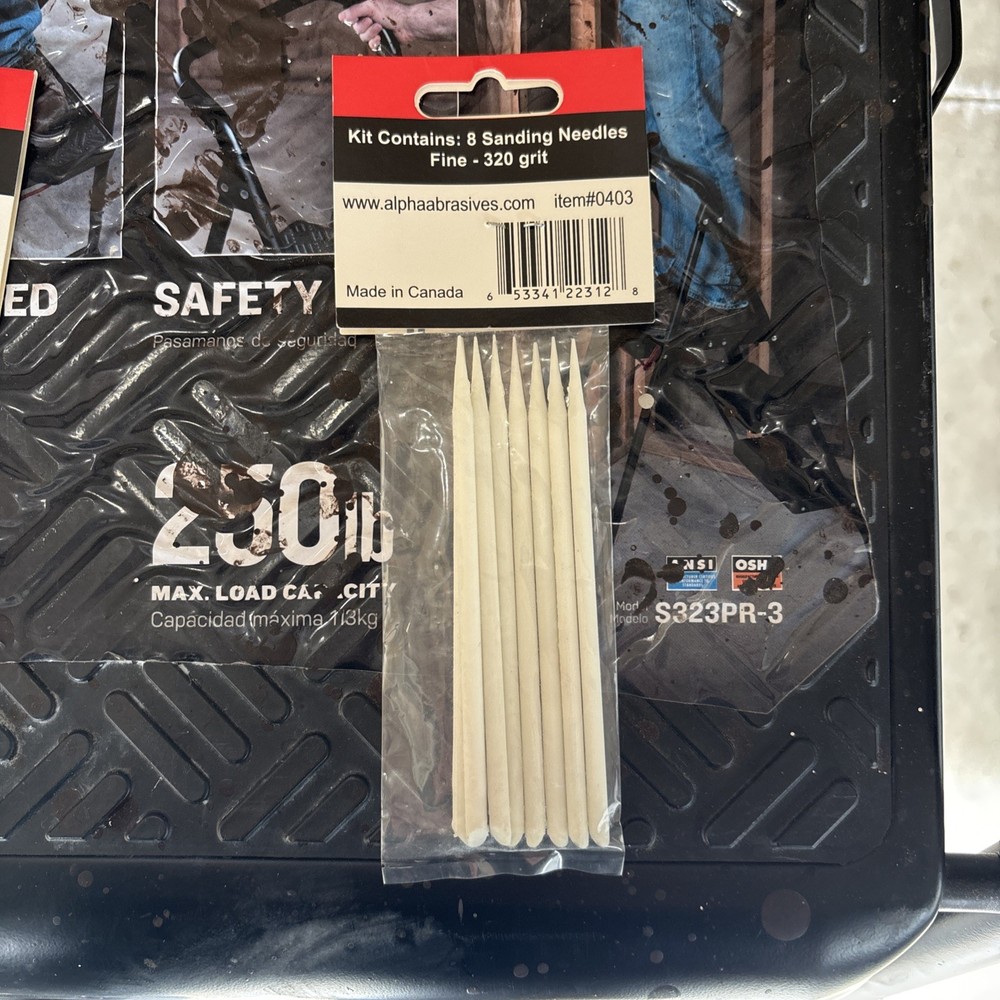 Plastic Sanding Needles - 320 Grit