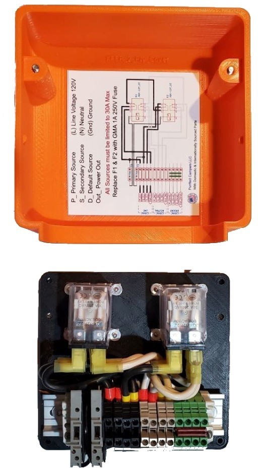 3 Way Automatic RV 30A Transfer Switch