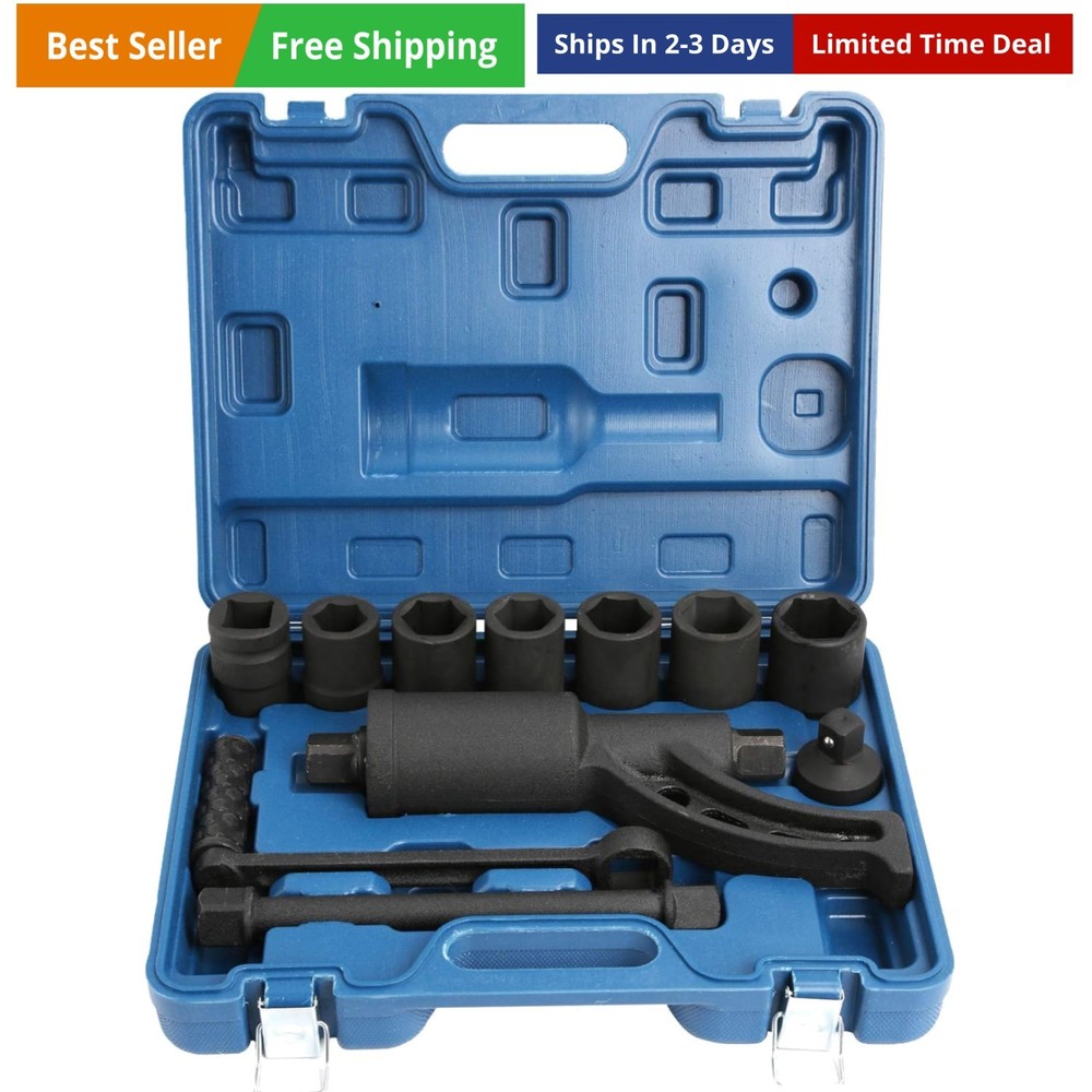 Torque Multiplier Labor Saving Lug Nut Wrench W/ 8 Cr-v Socket
