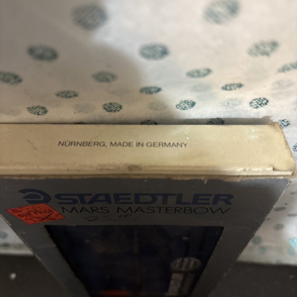 Vintage Staedtler Mars Masterbow 551 09 N Drafting Set