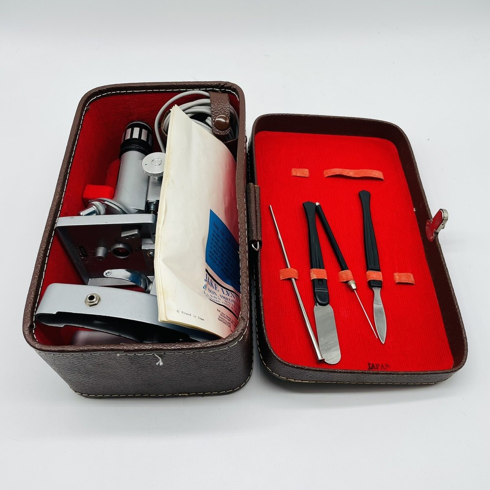 Phillip Barrilleaux Vintage Microscope Set With Tools