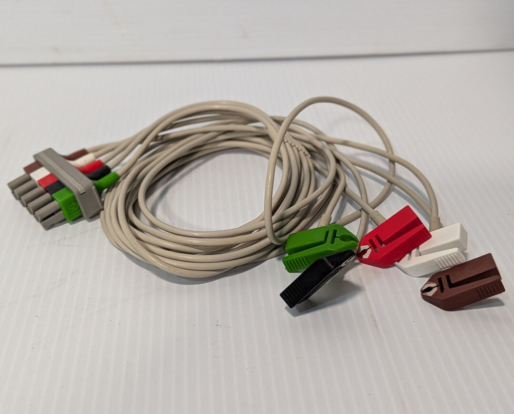 Philips 5 leads ECG leadwire color clip snap
