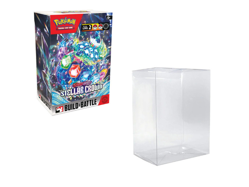 10 Pack SCRATCH & UV RESISTANT 0.50mm Protector For Pokemon Booster Bundle Boxes