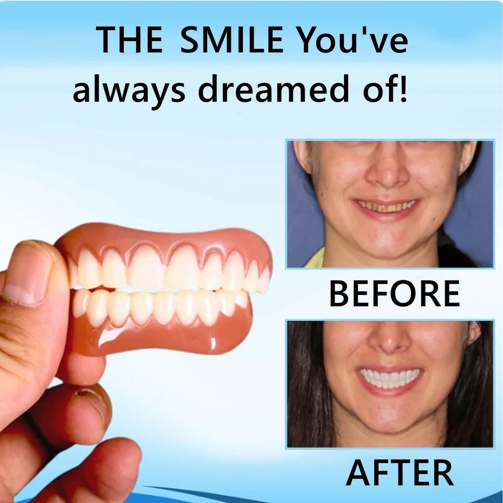 Silicone Denture Liner Kit Veneers Snap In Teeth Tooth Repair Kit Consistent