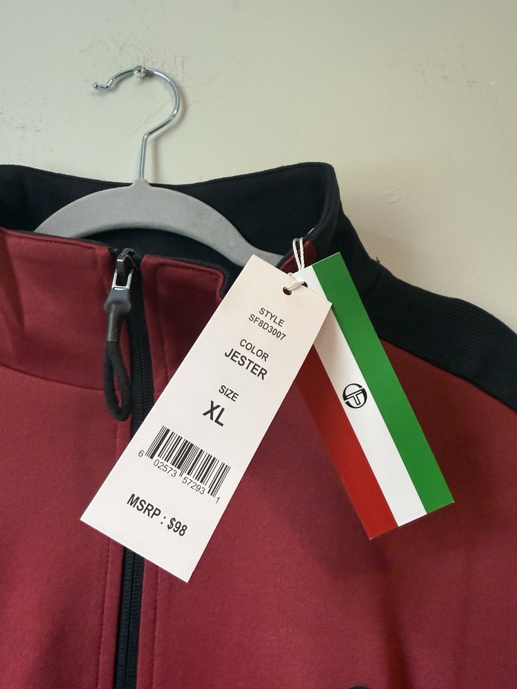Sergio Tacchini Track Jacket 2000’s Y2K NWT RED XL