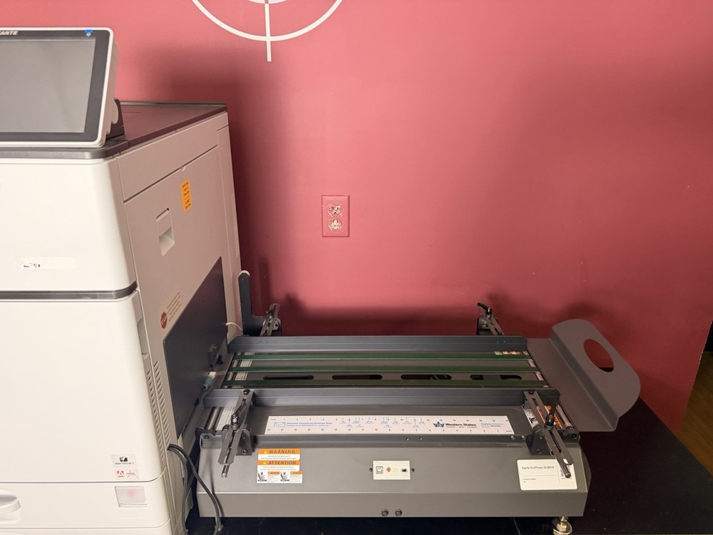 Only 3k Meter Xante En/Press Envelope Printer !Video!
