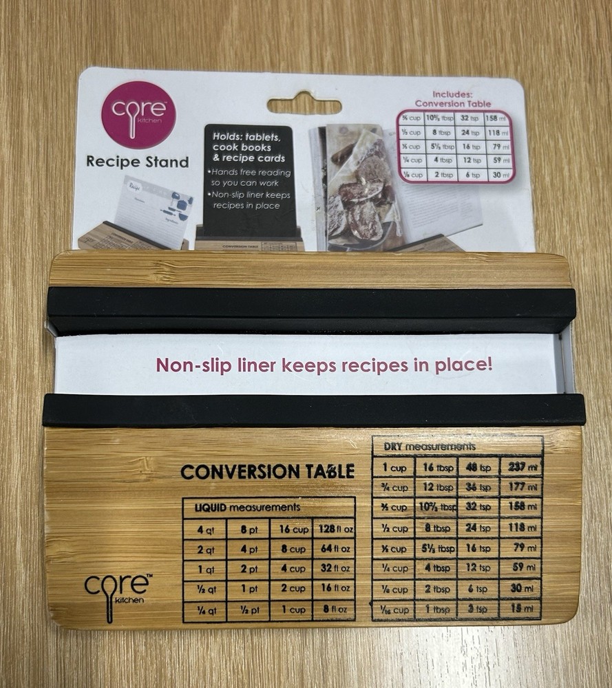 Core Kitchen Tablet Holder & Recipe Stand Compact Size, New