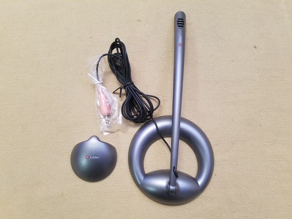 Labtec Logitech 980192-1403 Computer Microphone Gaming Desk MIC - New