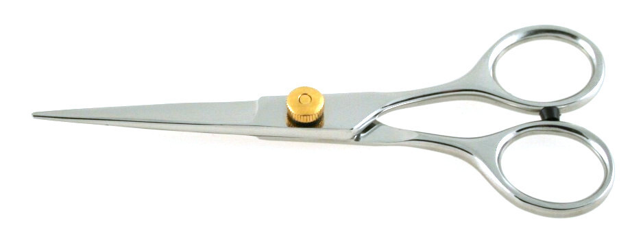 Barber Scissors 5.5" Adjustable Tension Knob Sharp Edge Hair Cutting Shears