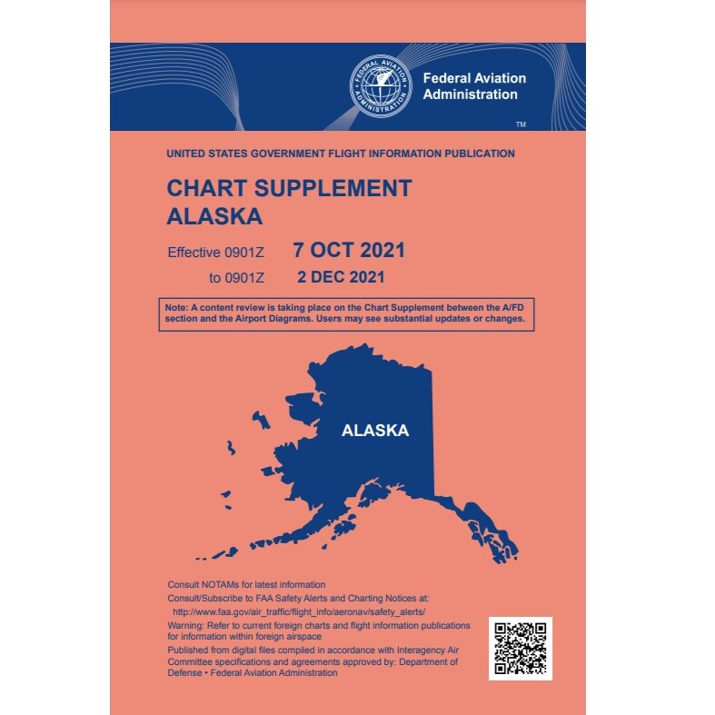 FAA Alaska Chart Supplement - AFD (Always Current) - Select Cycle Dates