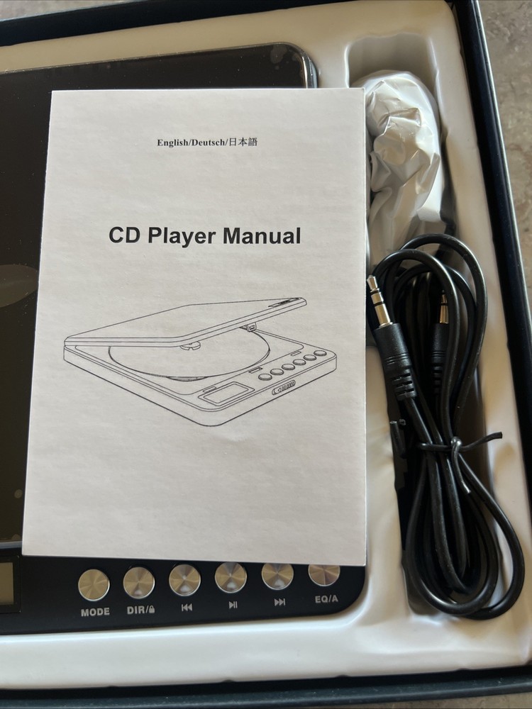 Portable CD Player w/ Built-in Speakers