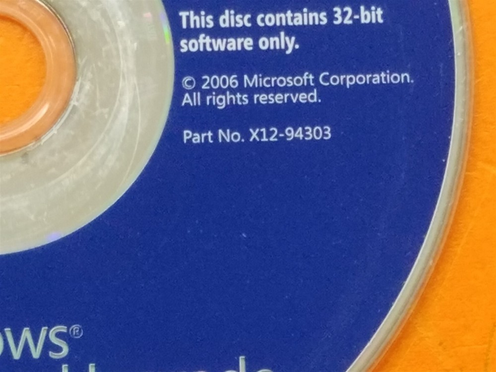 ⭐️⭐️⭐️⭐️⭐️ PC Software Disc Microsoft Windows Vista DVD Windows Anytime Upgrade