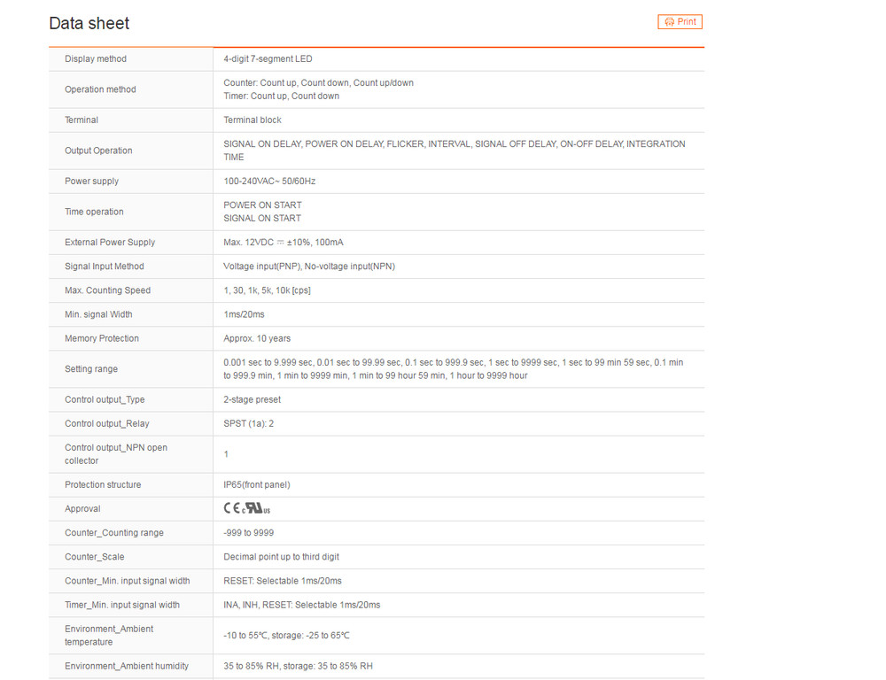 Autonics CT4S-2P4 Counters Standard type New 1PCS #