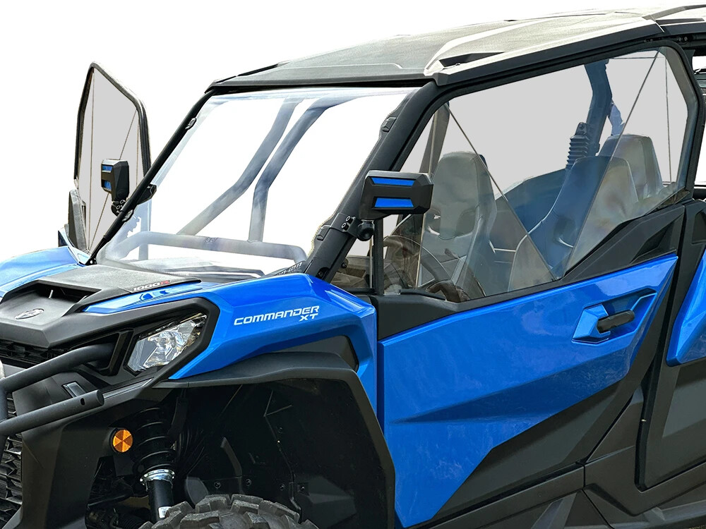 Can Am Commander Venting Polycarbonate Upper Doors Kit-Light Tint